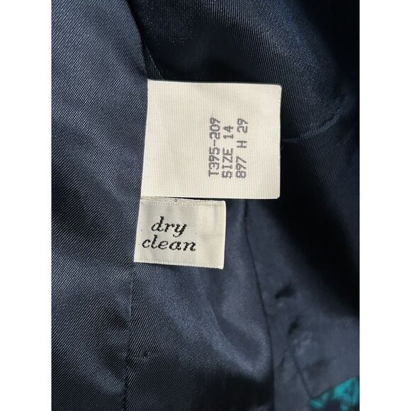 Pendleton Woolen Mills Pure Virgin Wool Blazer Jacket Women’s 14 Multicolor EUC - Picture 8 of 9